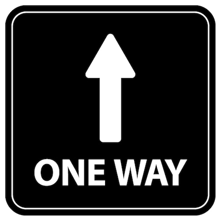 One Way Directional V.2, Black, 15, 8639XBK